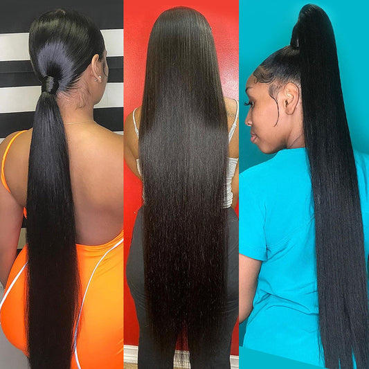 Long Length Human Hair Extensions Natural Hair Weaves