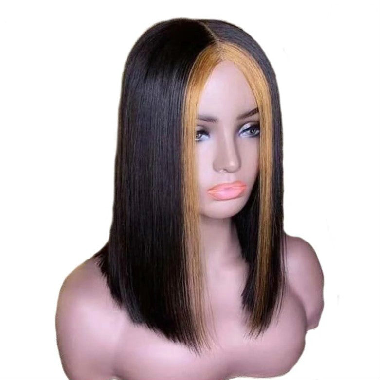 Voluminous Lace Front Straight Wig – Natural Hairline, Women