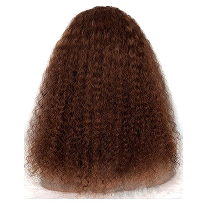 Jerry Curly Human Hair Headband Wig – Glueless, 10–30 Inch