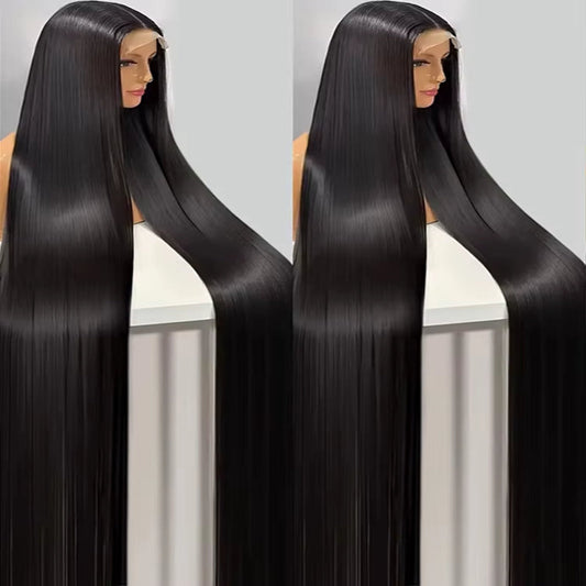 300% High Density Straight Human Hair Wig with HD Lace Front – Brazilian Full Lace Design