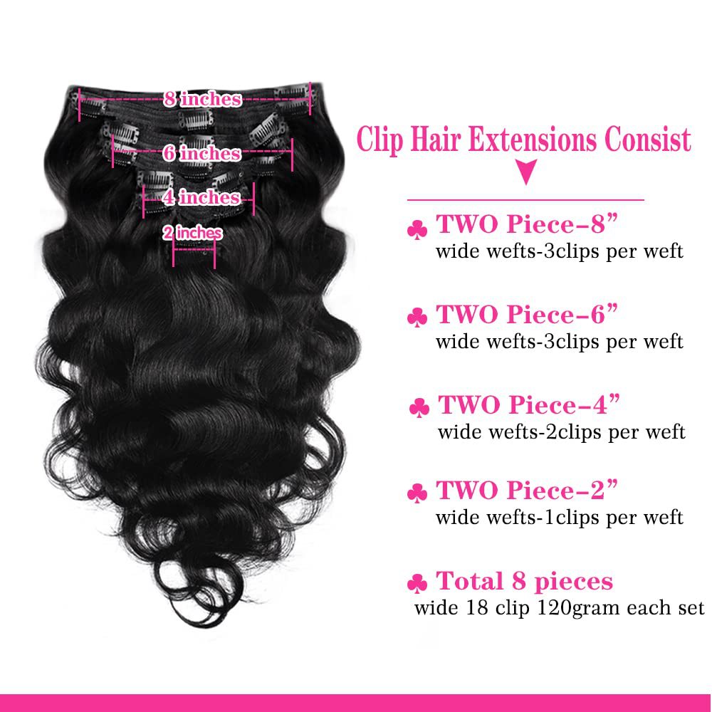 Real Hair Natural Black Real Hair Extension