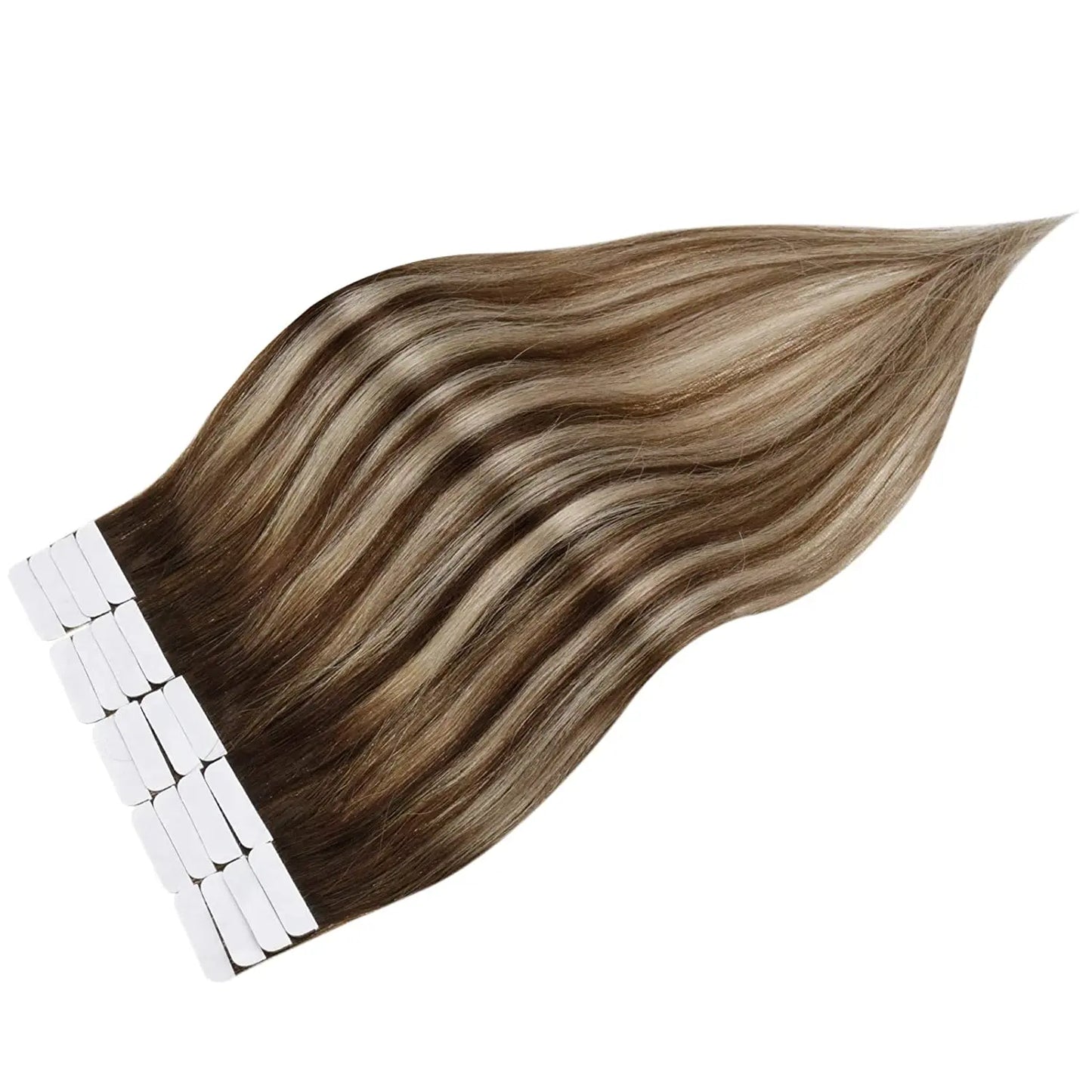 Ugeat Virgin Tape In Hair Extensions – Lasts Up to 12 Months, 10A Grade