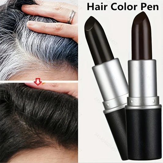 1PC Fast-Acting Temporary Hair Color Pen for Quick Gray Coverage Styling Hair Dye Pen for Easy Touch-ups
