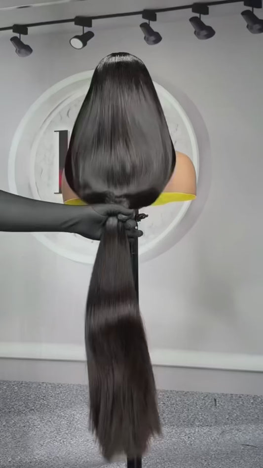 High Density Straight Human Hair Wig 13x4 13x6 HD Lace Front