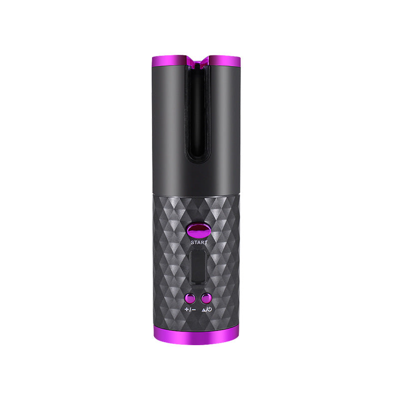 Rechargeable Automatic Hair Curler with LCD Ceramic Curling Iron