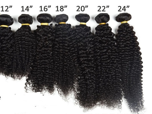 Brazilian Kinky Curly Wave Human Hair Extensions