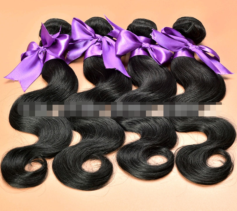 Human Hair Body Wave Bundles – Natural & Jet Black Extensions