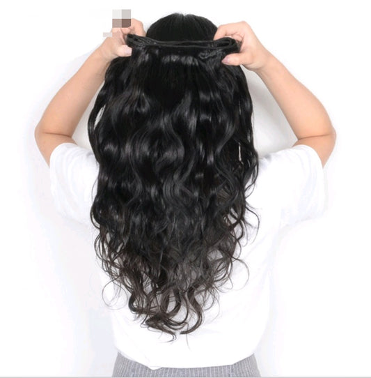 Human Hair Body Wave Bundles – Natural & Jet Black Extensions