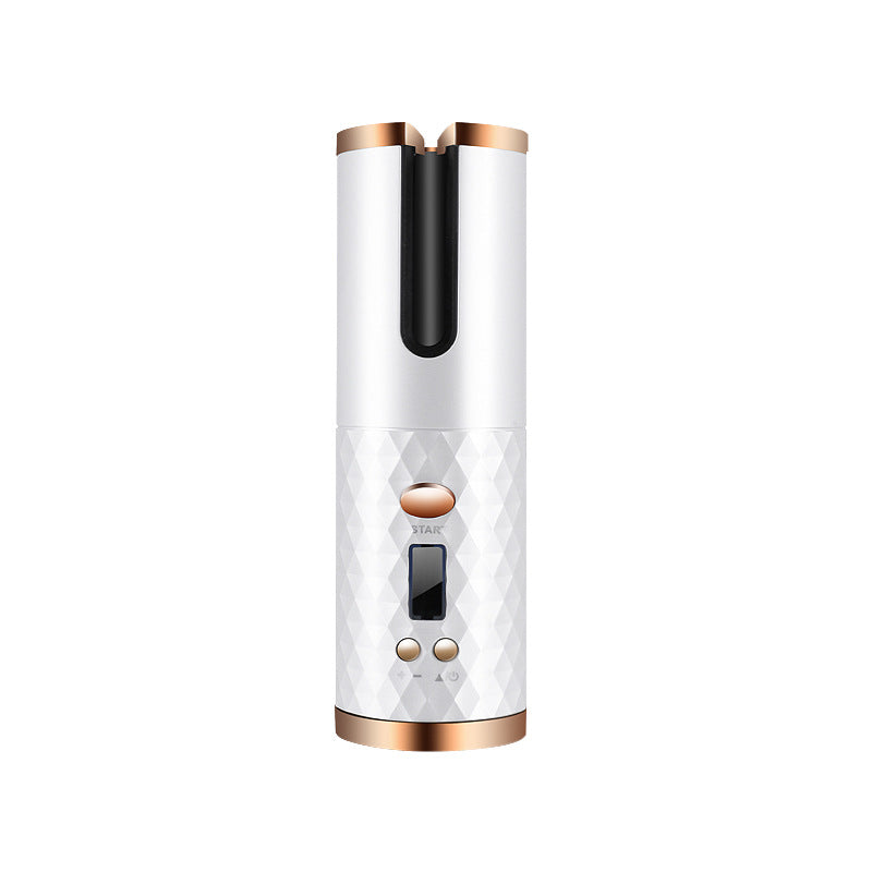 Rechargeable Automatic Hair Curler with LCD Ceramic Curling Iron