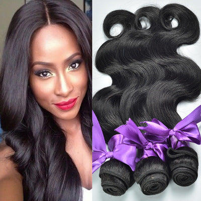 Human Hair Body Wave Bundles – Natural & Jet Black Extensions