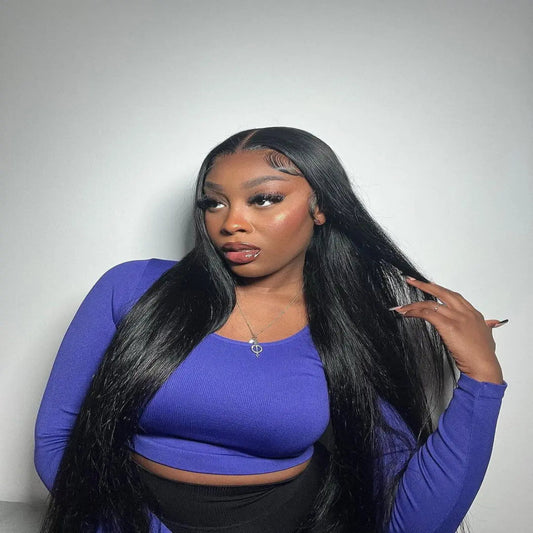 300% Density Bone Straight Human Hair Wig