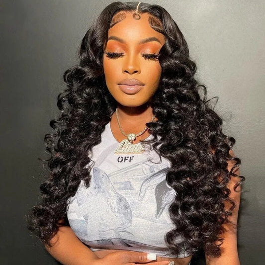 360 Lace Loose Deep Wave Human Hair Wig