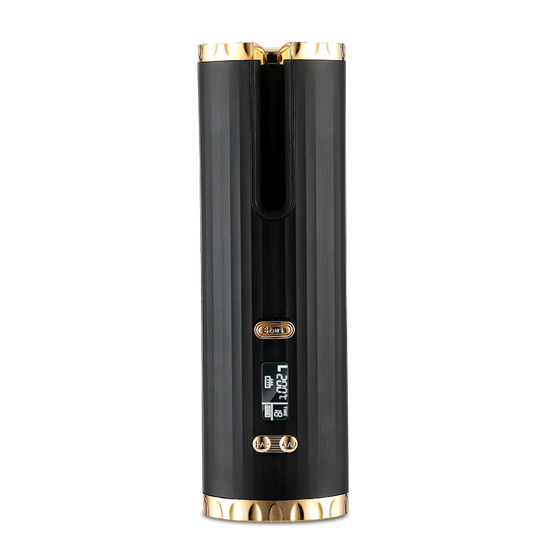 Rechargeable Automatic Hair Curler with LCD Ceramic Curling Iron