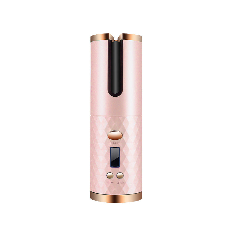 Rechargeable Automatic Hair Curler with LCD Ceramic Curling Iron