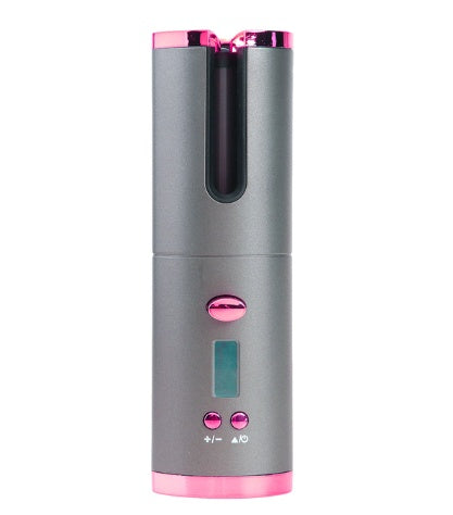 Rechargeable Automatic Hair Curler with LCD Ceramic Curling Iron