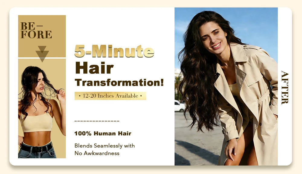 Invisible Wire Weft Hair Extensions Blonde Remy – One Piece Clips