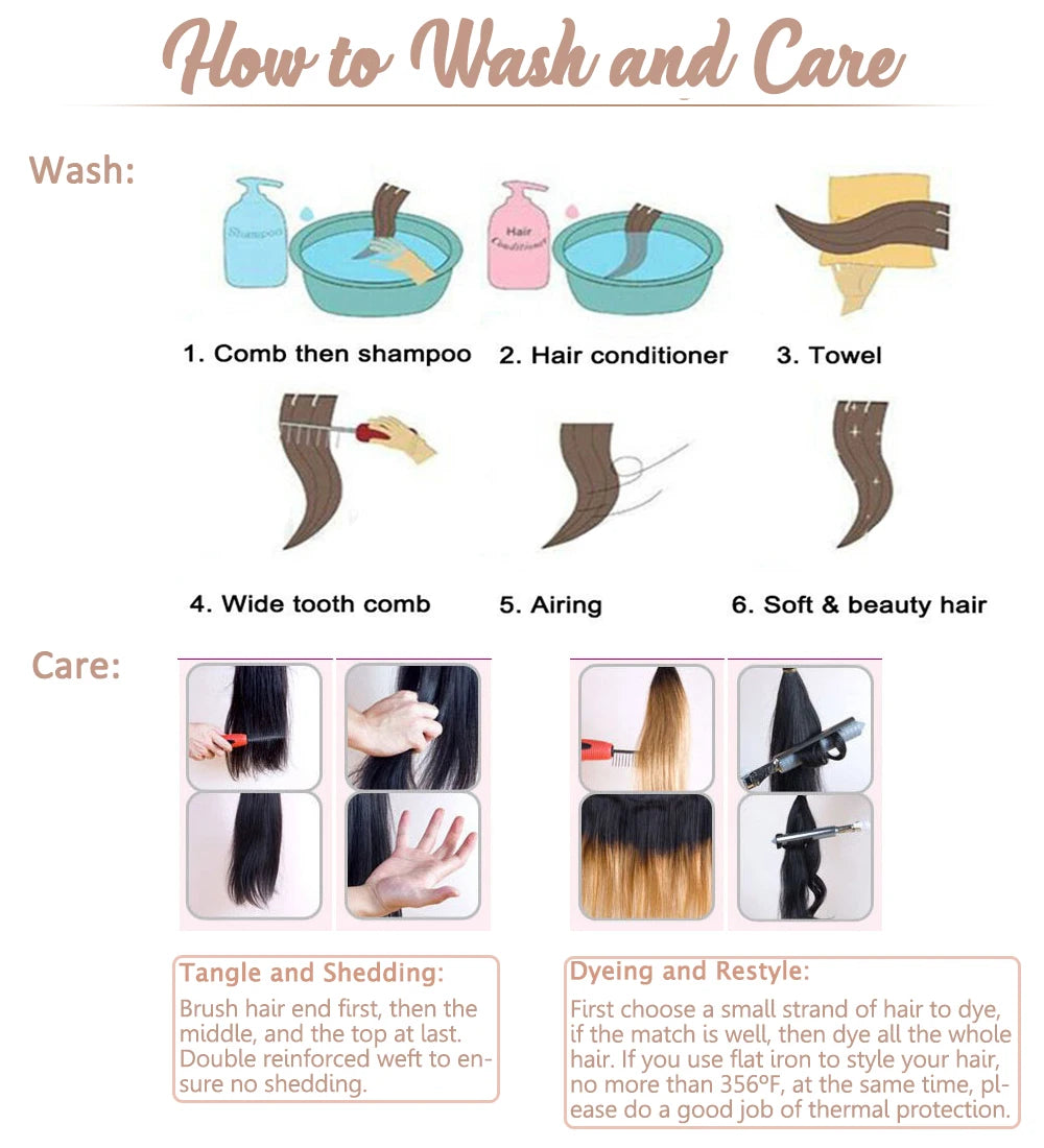 Ugeat Virgin Tape In Hair Extensions – Lasts Up to 12 Months, 10A Grade