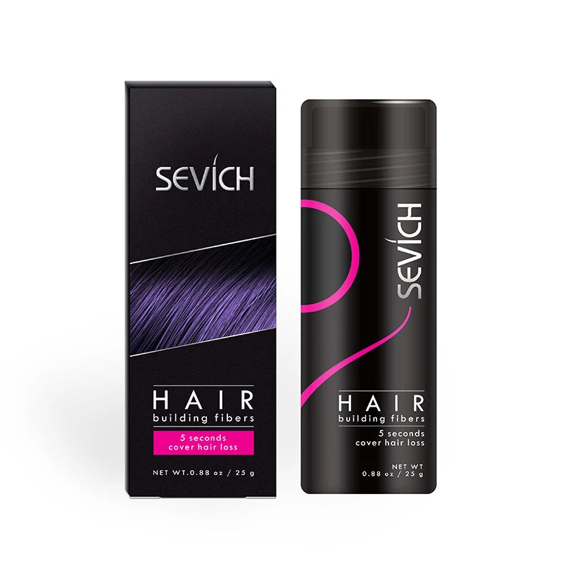 Sevich Hair Building Fiber Applicator Spray Instant Salon Hair Treatment Keratin Powders Hair Regrowth Fiber Thickening 10 Color