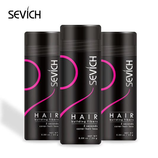 Sevich Hair Building Fiber Applicator Spray Instant Salon Hair Treatment Keratin Powders Hair Regrowth Fiber Thickening 10 Color