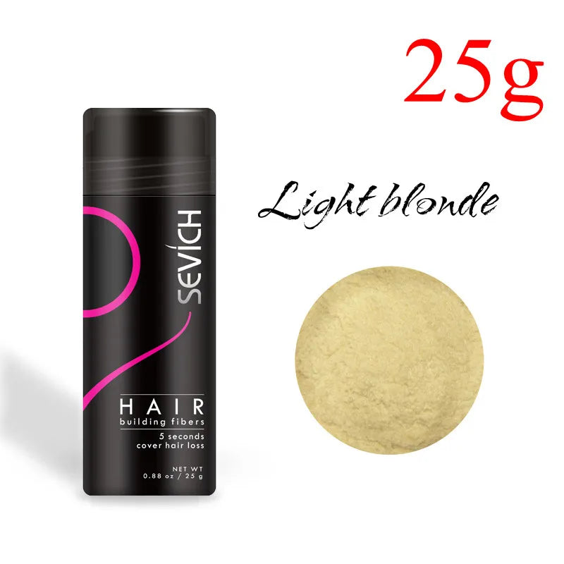 Sevich Hair Building Fiber Applicator Spray Instant Salon Hair Treatment Keratin Powders Hair Regrowth Fiber Thickening 10 Color