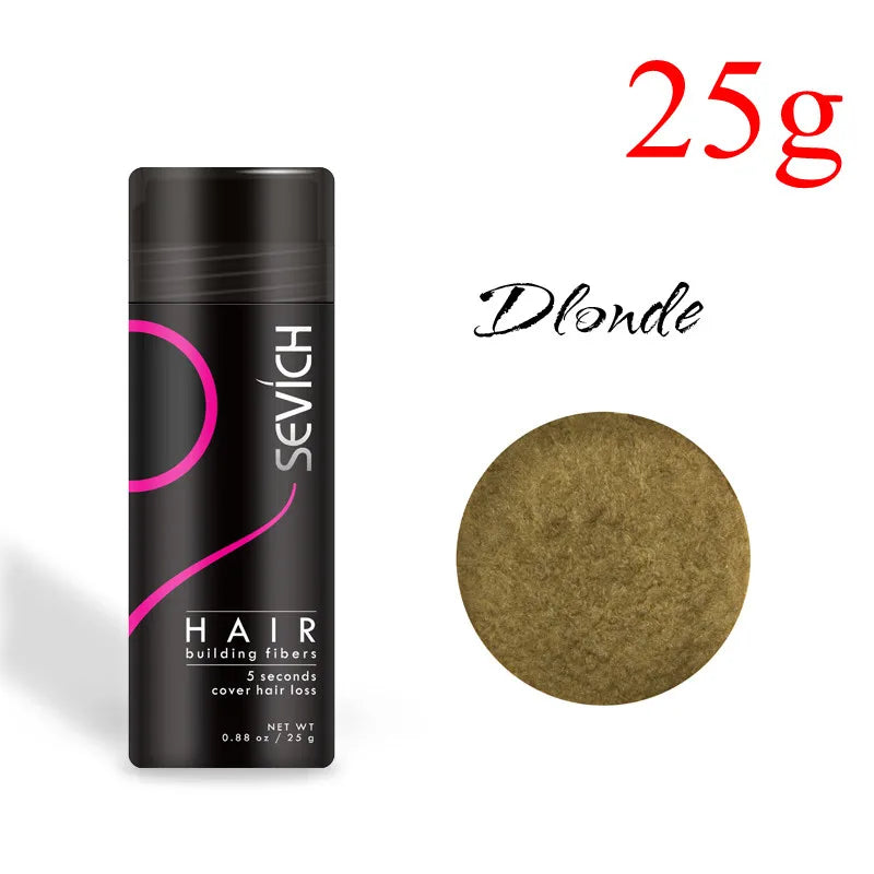 Sevich Hair Building Fiber Applicator Spray Instant Salon Hair Treatment Keratin Powders Hair Regrowth Fiber Thickening 10 Color