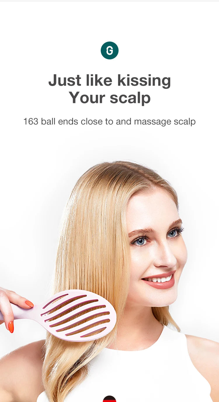 MR.GREEN Vent Hair Brush Detangling Scalp Massage Fast Dry