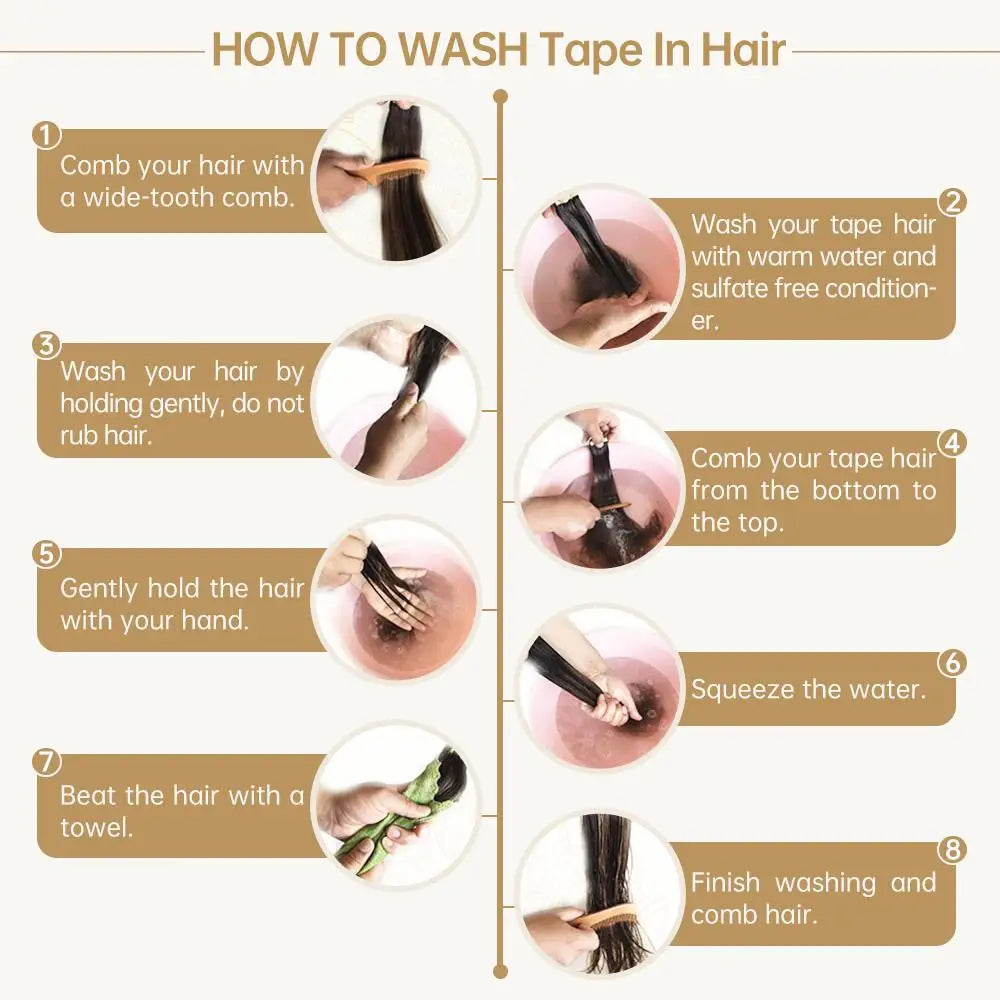 One Piece Invisible Genius Tape In Extensions – Skin Weft Thick Ends Remy