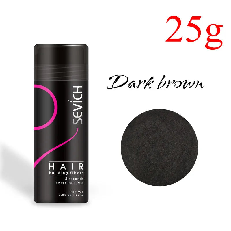 Sevich Hair Building Fiber Applicator Spray Instant Salon Hair Treatment Keratin Powders Hair Regrowth Fiber Thickening 10 Color