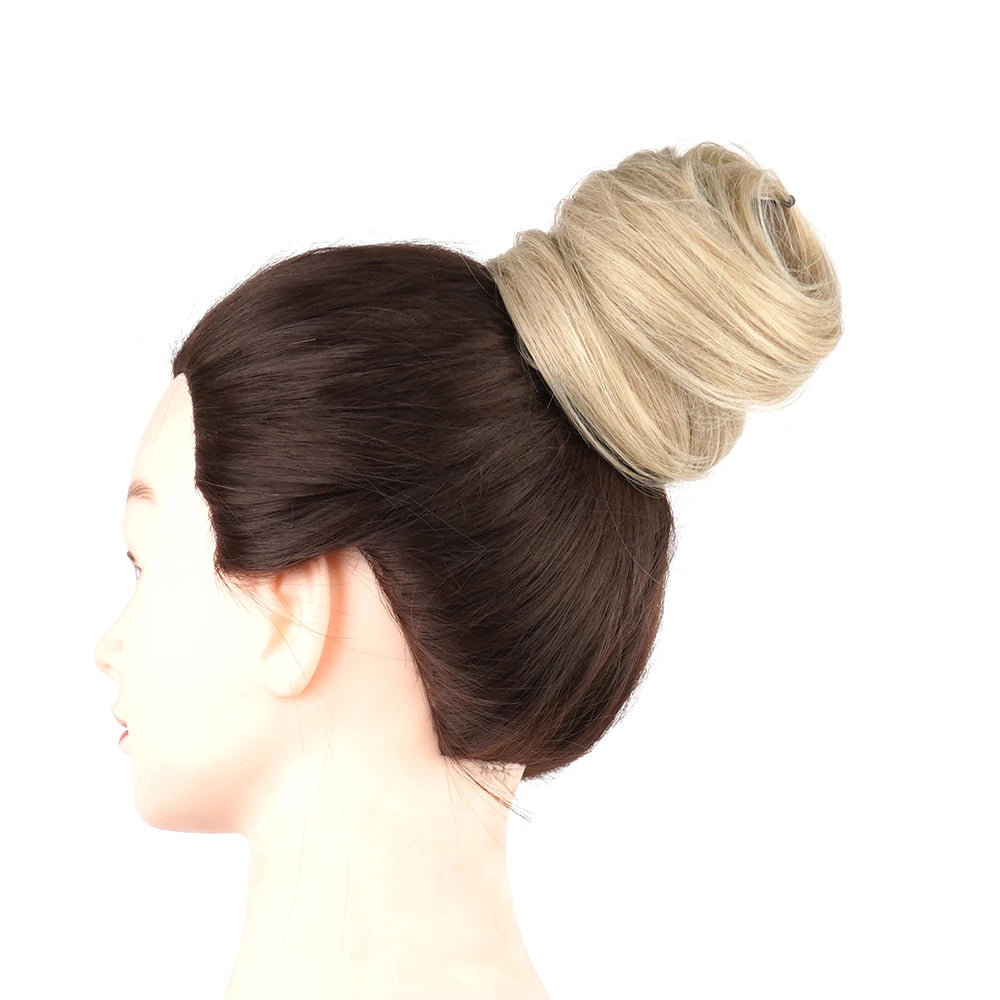 Premium Long Layered Blonde Ponytail Extension 32" Clip-In