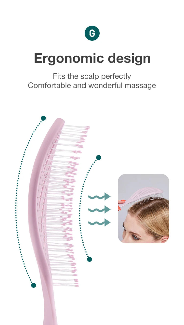 MR.GREEN Vent Hair Brush Detangling Scalp Massage Fast Dry