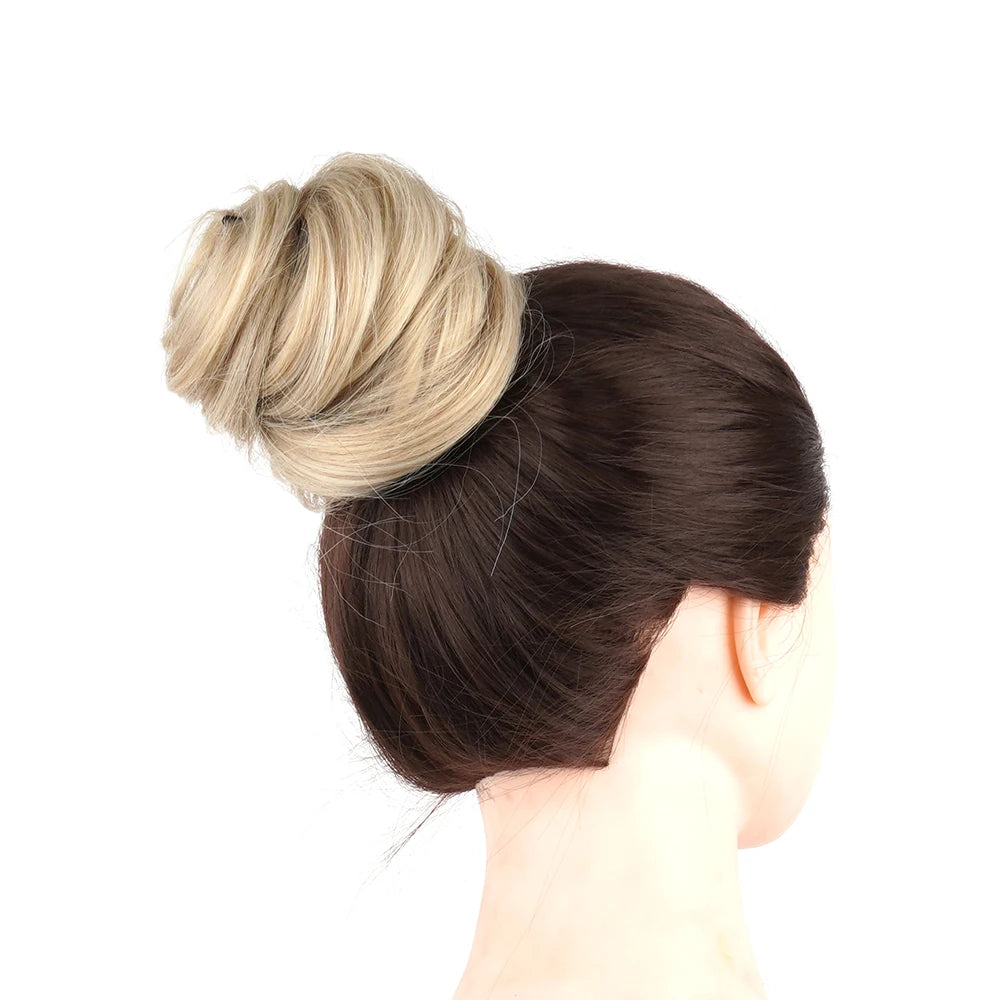 Premium Long Layered Blonde Ponytail Extension 32" Clip-In