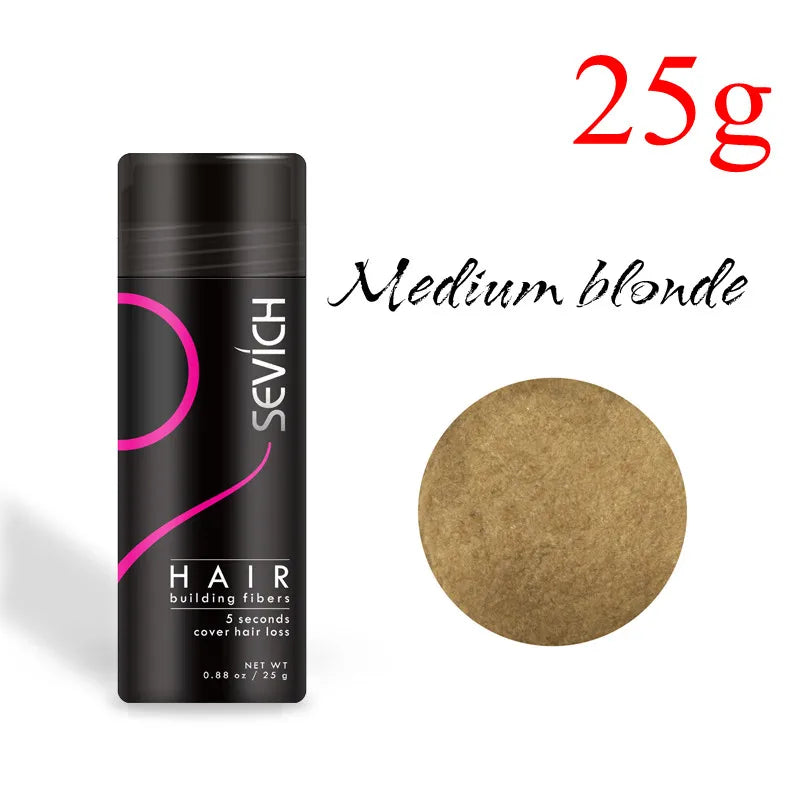 Sevich Hair Building Fiber Applicator Spray Instant Salon Hair Treatment Keratin Powders Hair Regrowth Fiber Thickening 10 Color
