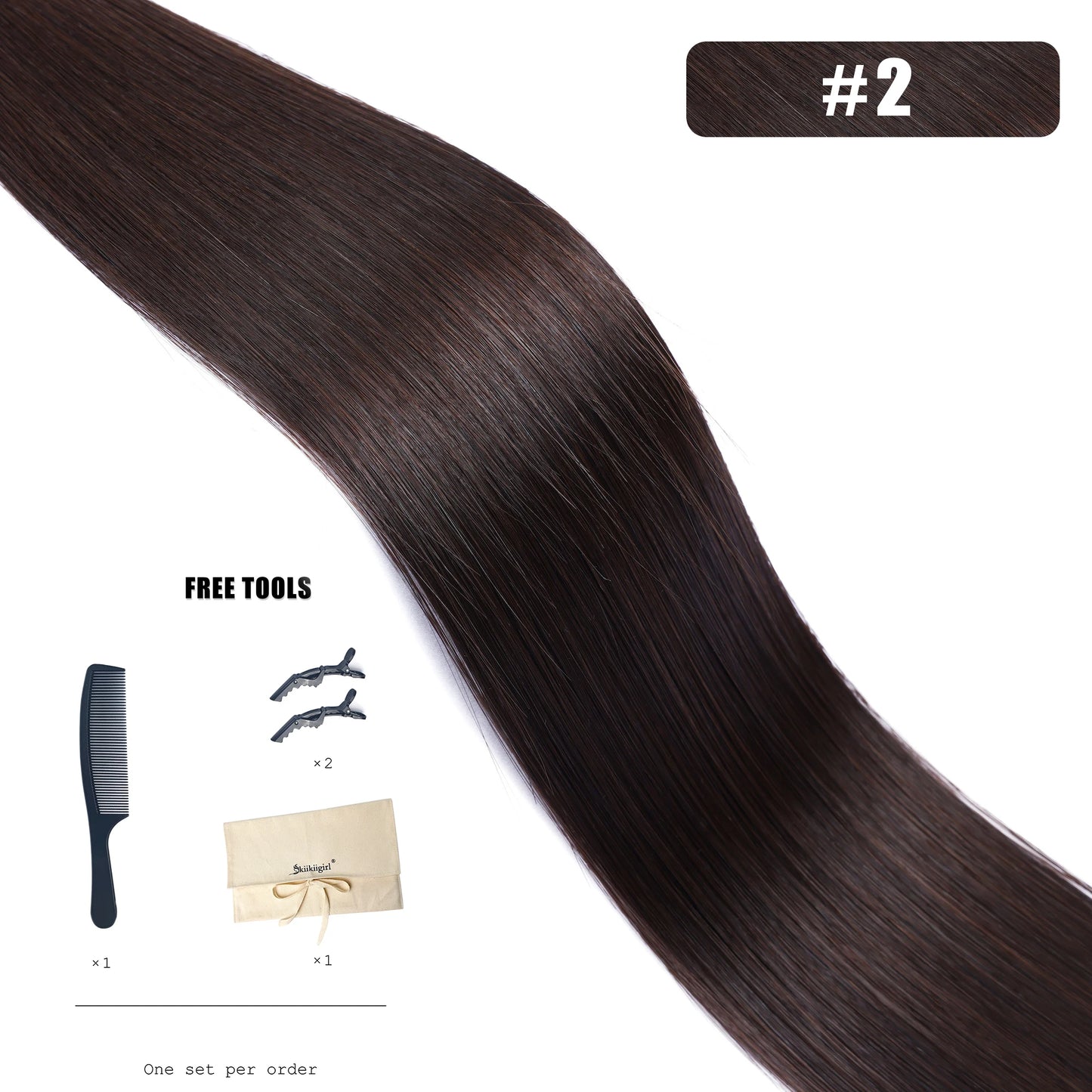 Double Drawn Genius Weft Extensions Blonde Virgin Hair 100g