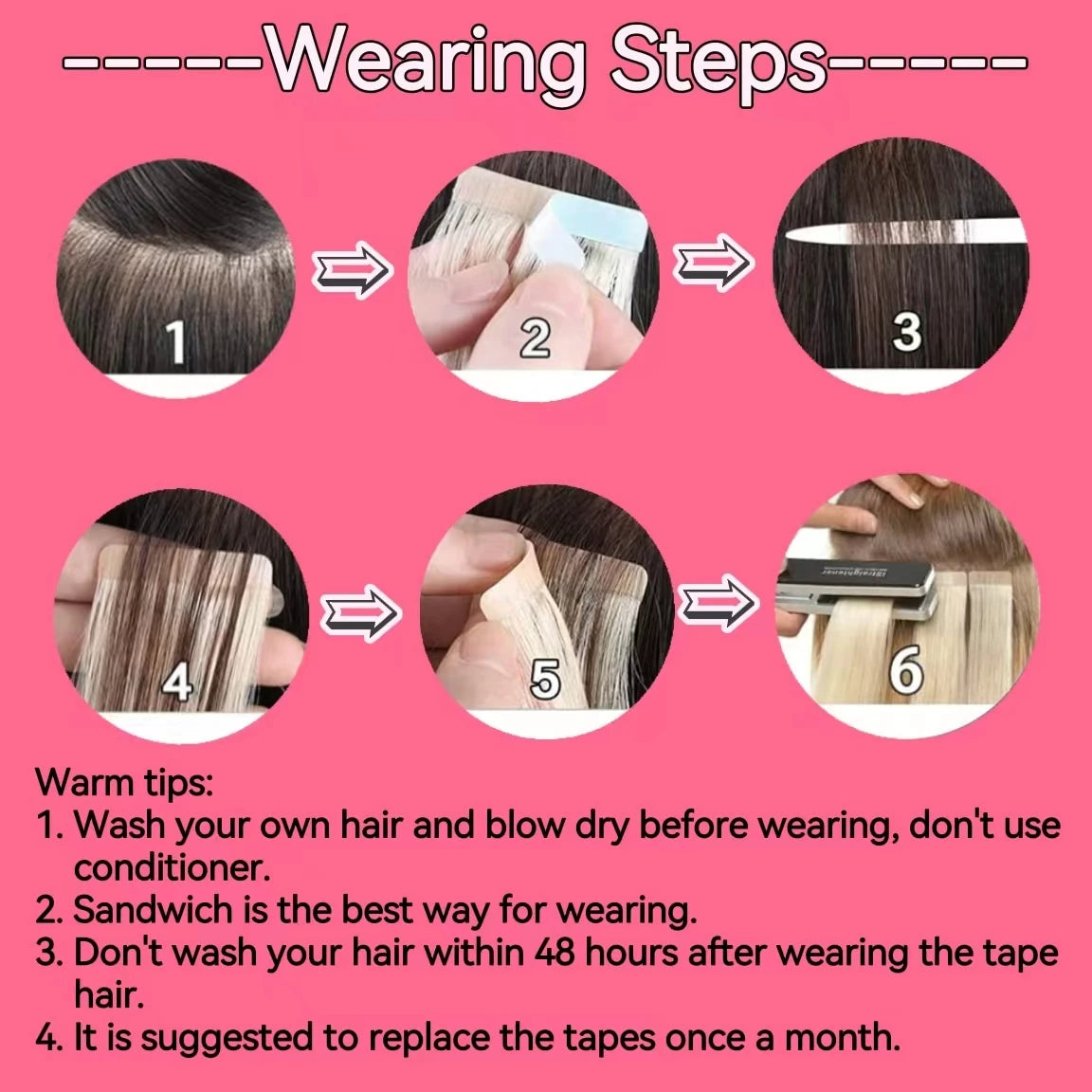 Tape In 100% Real Remy Human Hair Brazilian Human Hair Straight Extensions Skin Weft Adhesive Glue On Salon Quality for Woman