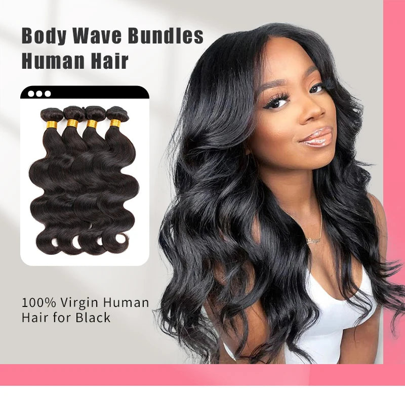 Body Wave Brazilian Hair Bundles – 100% Human Hair