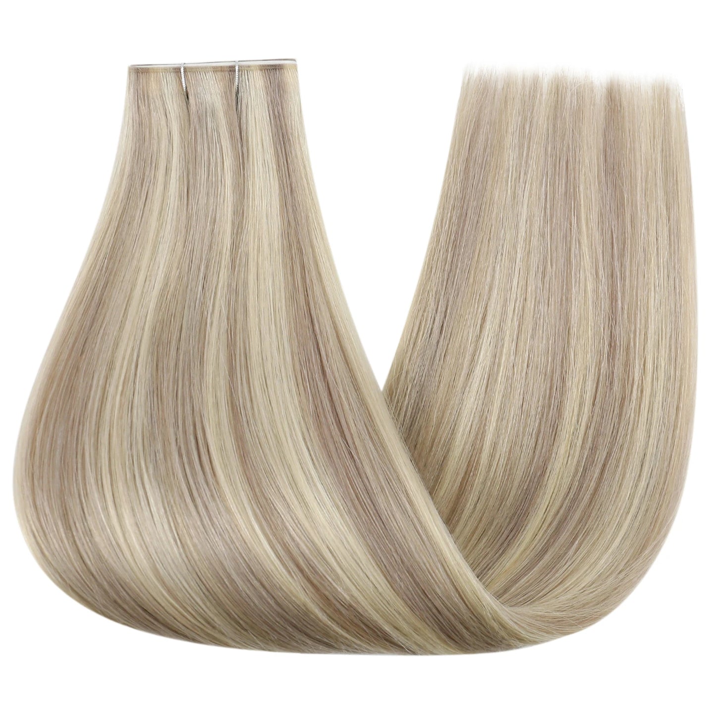 One Piece Invisible Genius Tape In Extensions – Skin Weft Thick Ends Remy