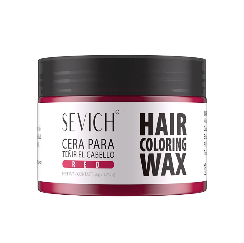 Hairs Dyed Mud Hair Colour Wax Easy To Wash Hair Styling Paste Dye for Eyebrow Beards Coloring Temporary Hair Color Style Cream