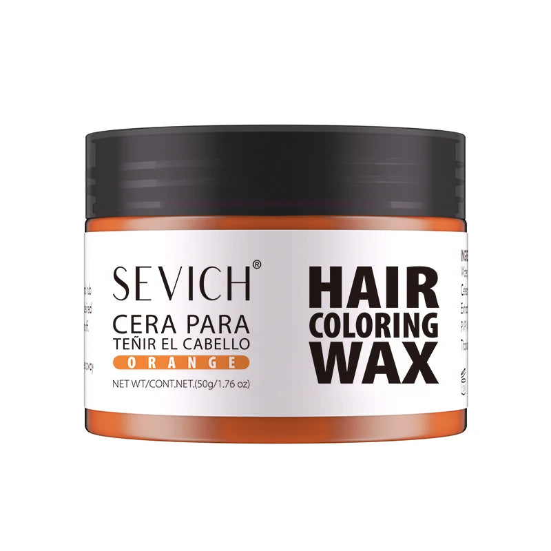 Hairs Dyed Mud Hair Colour Wax Easy To Wash Hair Styling Paste Dye for Eyebrow Beards Coloring Temporary Hair Color Style Cream