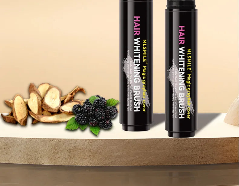 Hair Dye Pen Hair Root Touch Up Black Brown Hair Color Stick Disposable Hair Dye Cream Brush Easy To Carry Magic Stick