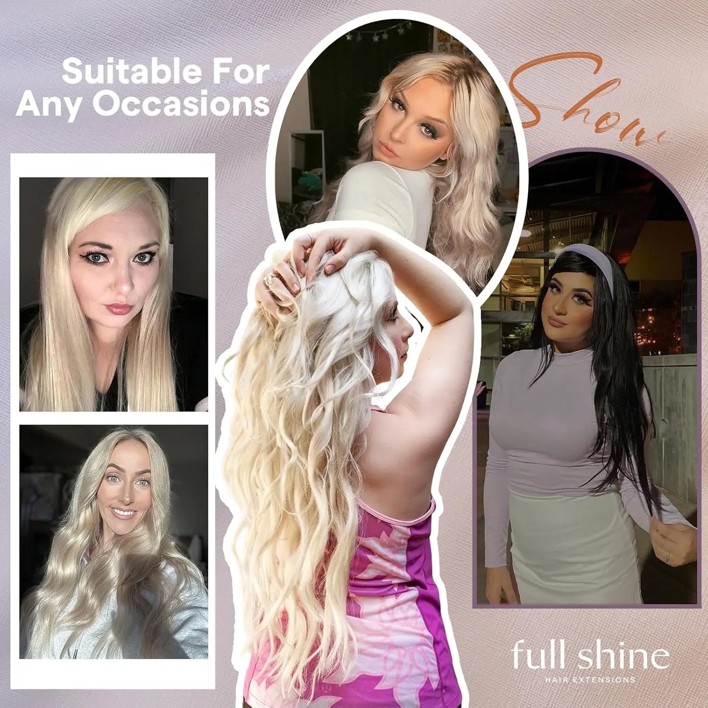 One Piece Invisible Genius Tape In Extensions – Skin Weft Thick Ends Remy
