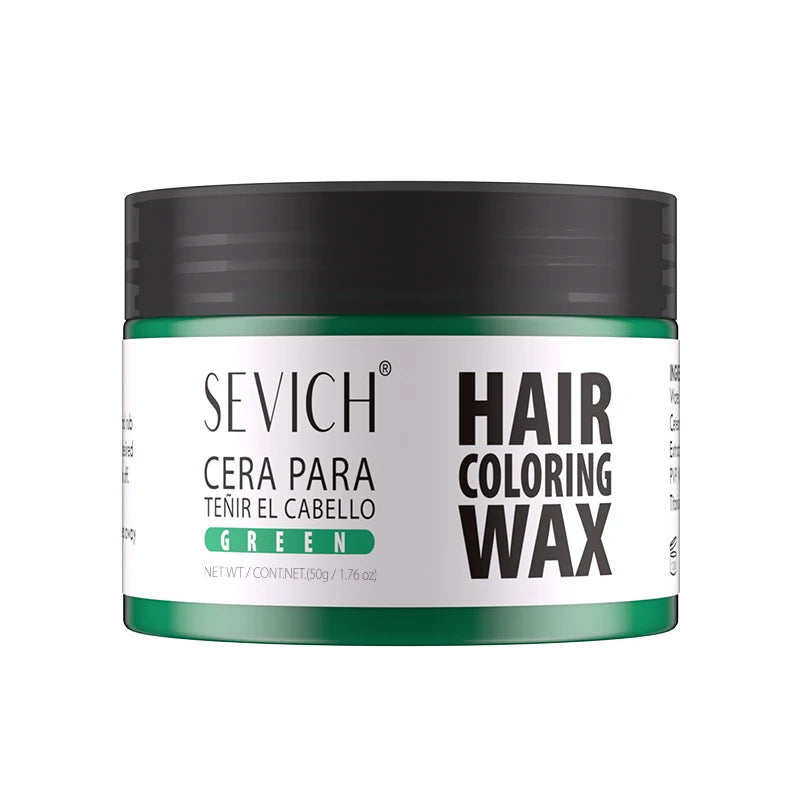 Hairs Dyed Mud Hair Colour Wax Easy To Wash Hair Styling Paste Dye for Eyebrow Beards Coloring Temporary Hair Color Style Cream
