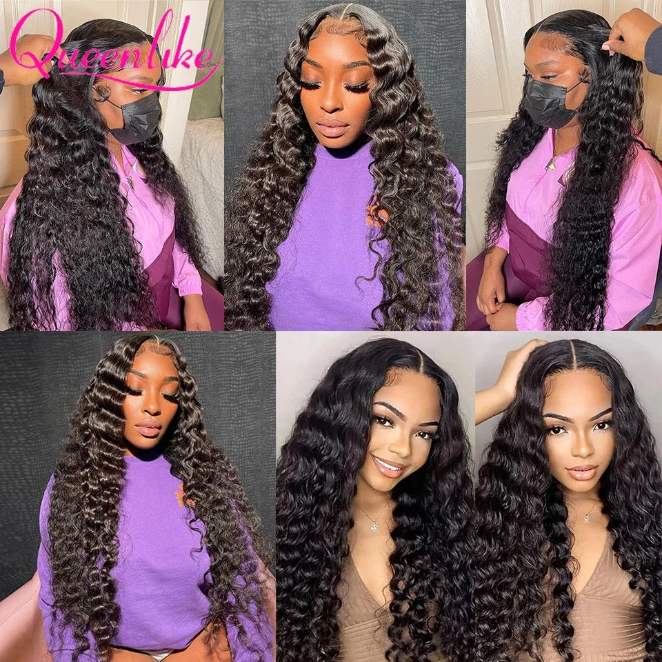 Queenlike Brazilian Deep Wave Raw Human Hair Bundles