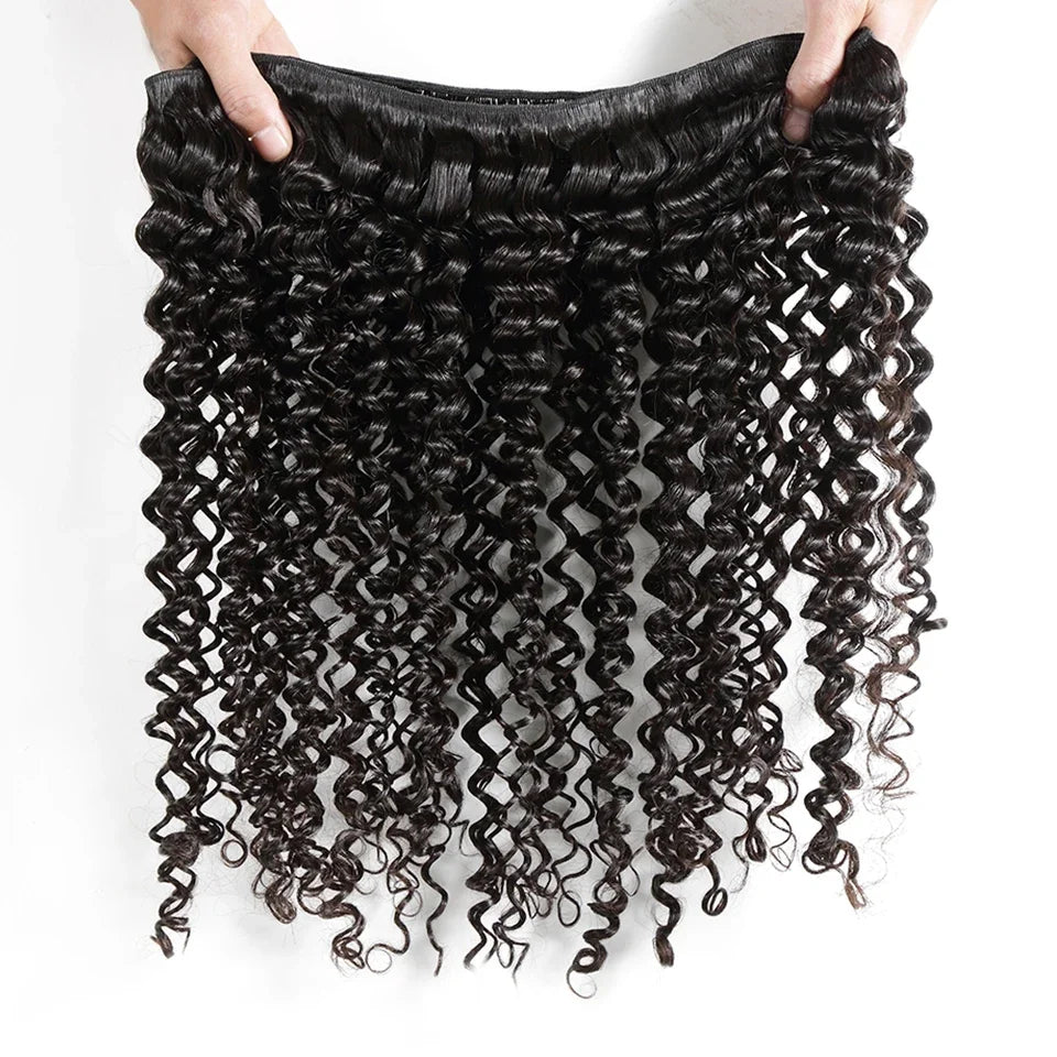 Queenlike Brazilian Deep Wave Raw Human Hair Bundles