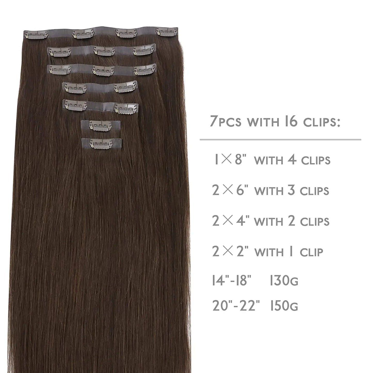 Seamless Clip In Hair Extensions Human Hair Invisible PU Tape In Remy Hair Extensions Ombre Blonde Color Skin Weft  7Pcs 150g