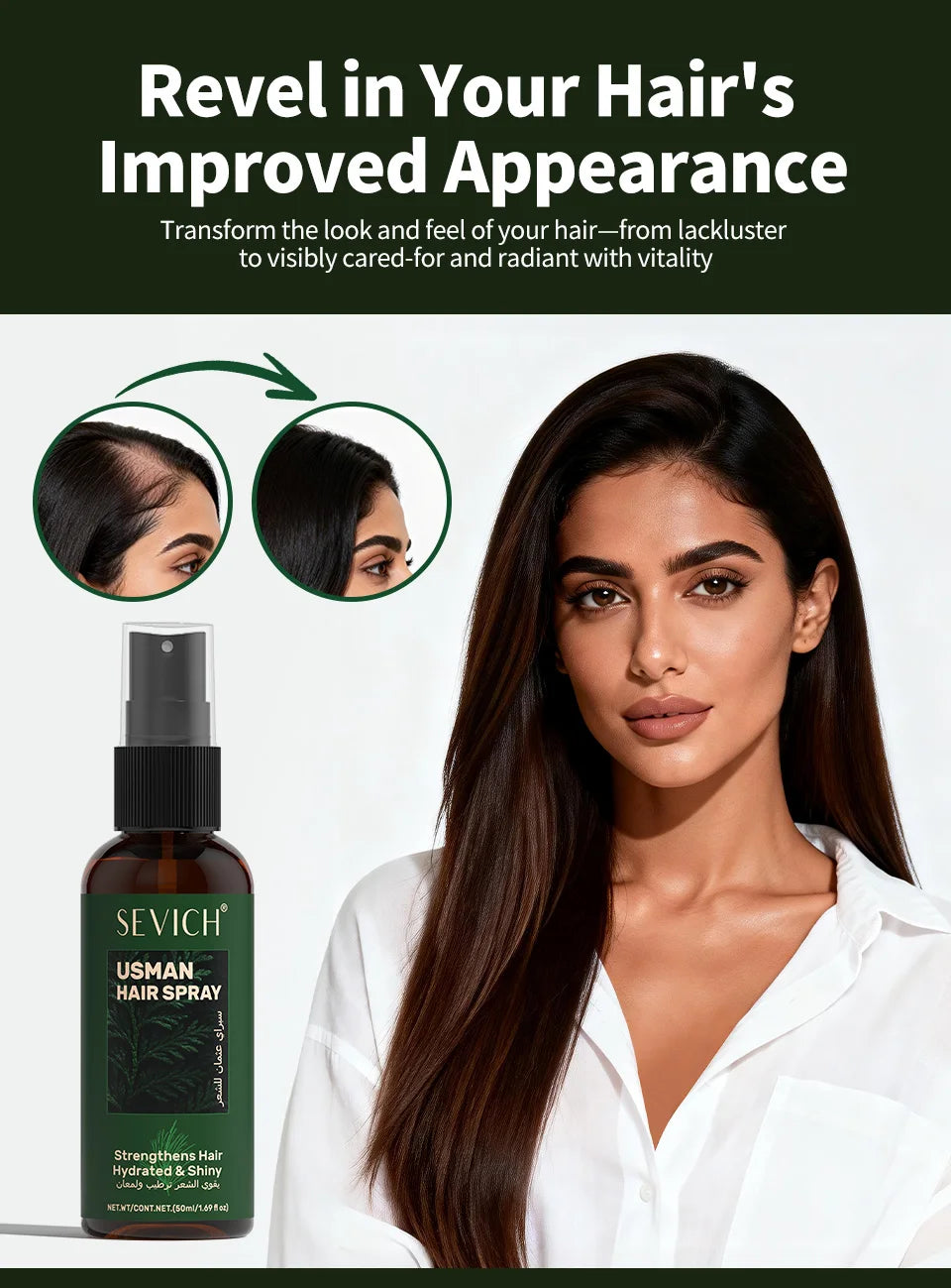 Anti Hair Loss Serum Set Hair Growth Essential Oil Usman Hair Regrowth Shampoo Soap Hair Care Thickening Oil Spray For Men Women