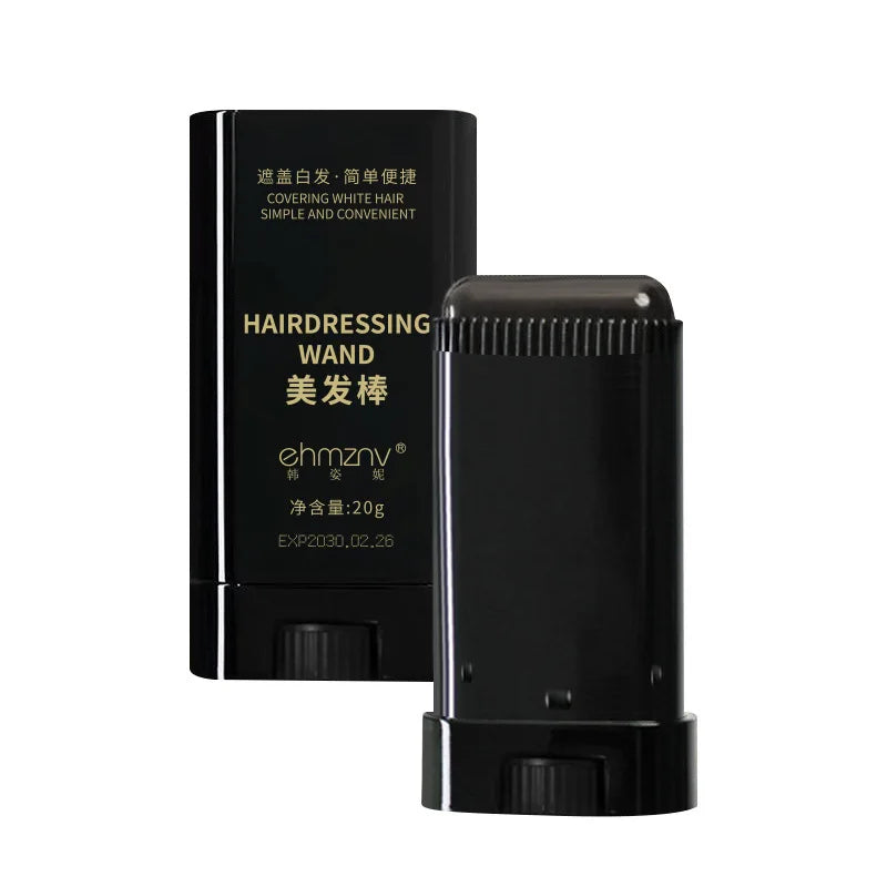 Quick Hair Dye Stick Permanent Coverage Long-Lasting Effect Portable Applicator Brush Design Touch Up the Color at Home