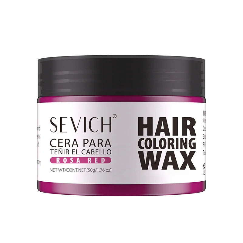 Hairs Dyed Mud Hair Colour Wax Easy To Wash Hair Styling Paste Dye for Eyebrow Beards Coloring Temporary Hair Color Style Cream