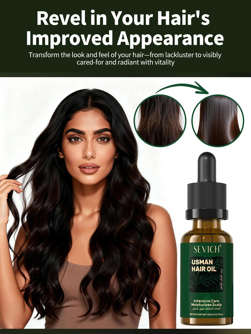 Anti Hair Loss Serum Set Hair Growth Essential Oil Usman Hair Regrowth Shampoo Soap Hair Care Thickening Oil Spray For Men Women