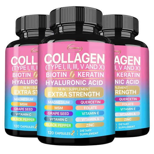 Advanced Collagen Supplement for Skin Hair Nails – Immune Support
