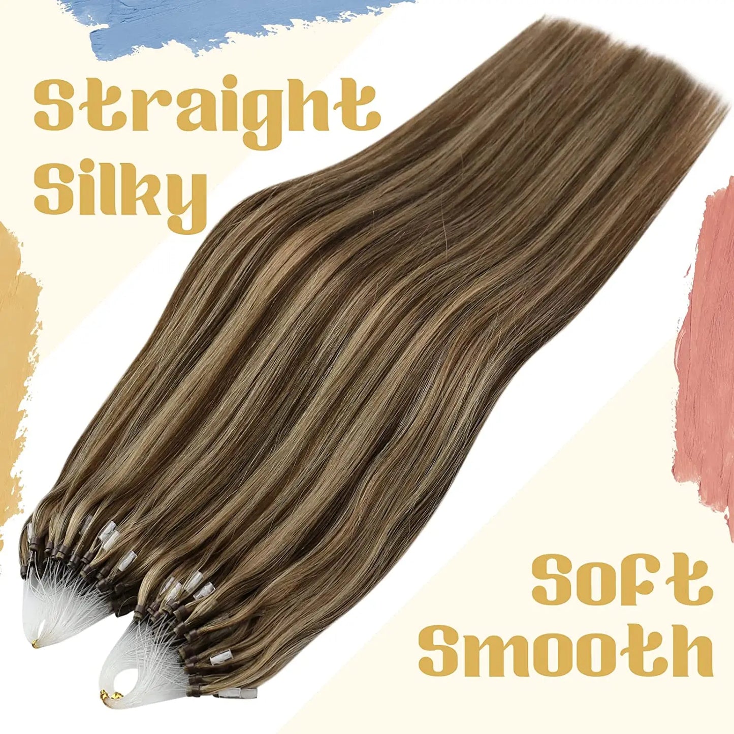 Remy Micro Ring Human Hair Extensions – No Heat, No Damage, 1g Strands